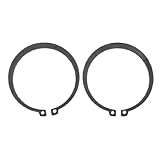 uxcell 外部サークリップ　シャフトファームウェア　60mmインナー70mm外径外部サークリップ2個