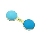green sprouts Cornstarch Dumbbell Rattle, Aqua [並行輸入品]