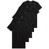[ポロ ラルフローレン] Vネック Tシャツ 5枚セット パック メンズ 下着 Cotton Classic Fit NCVNP5 5_Polo_Black(PBD) S [並行輸入品]