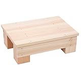 踏み台 すのこ 木製 ひのき 滑り止め仕様 玄関台 足場 台 (幅30×高さ10.5)