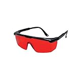 Bosch 57-GLASSES Laser View Enhancing Glasses with Adjustable Temple, Red Lens, Black Frame [並行輸入品]