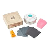 HYOGO PAINT 薄付けパテ・硬化剤 補修キット (パテ主剤100g 硬化剤2g ヘラ 耐水ペーパー6種各1枚) カラー番号補修用品 #180 キット