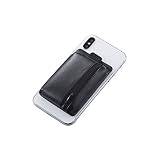 エレコム スマホ カードケース 背面 (カード1枚収納) 小銭収納 ブラック P-BPCCBK