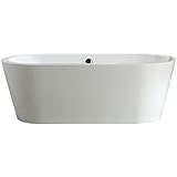 Vinnova 234068-bat-wh Melania 68インチx 32インチSoaking浴槽、、、ホワイト