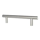 Top Knobs M430 Bar Pulls Collection 5.0625 Inch Hopewell Bar Cabinet Pull, Brushed Satin Nickel Fini