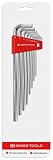 PB SWISS TOOLS(PBスイスツールズ):ホルダー付六角棒レンチセット ロング 211H-8CN