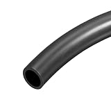 uxcell 潤滑油ホース ゴム ウォーターホースチューブ ブラック 内径13 mm 外径18 mm 全長1 M