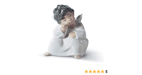 Amazon Co Jp リヤドロ Lladro 人形 可愛い考えごと ホーム キッチン