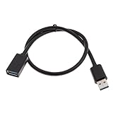 Dolity 耐久性 USB 3.0 オス - メス 延長ケーブル USB インタフェースデバイス用 データ 同期 全3サイズ - 0.5M