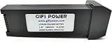 ELEOPTION Holystone HS720 HS720E ドローン用 交換用バッテリー 4300mAh 7.4V 交換用 Lipo バッテリー (1 個)
