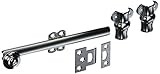 Baldwin 0380 8インチOrnamental Heavy Dutyサーフェスボルト、 0380264 1