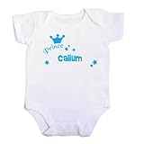 Personalised Blue Print Prince Vest by C.P.M.