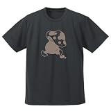 【公式】コスパ ダンジョン飯 歩き茸 ドライTシャツ GUNMETAL Lサイズ