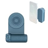 Bluetoothスマートフォンホルダー スマホ磁気スタンド カメラグリップ 磁気マグネット式 スマホグリップ シャッタークリップ 卓上スタンド ワイヤレス充電機能 回転可能 magsafe磁気吸着 人間工学設計 軽量 片手操作 自撮り棒 写真 動画を撮る iPhone/Androidシステムなどに対応 （magsafe磁気機能ない携帯電話はマグネットリング付ける必要） (ブルー)