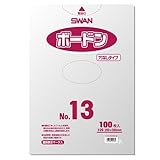 ボードンパック穴なしNo.13 サイズ0.02×260×380mm 100枚入