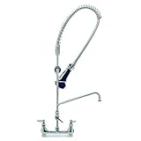 T & S真鍮EasyInstall pre-rinse Unit with壁ブラケット& - Add On蛇口、b-0133-adf12-b