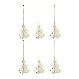 IKEA Vinter 2018 吊り下げ式クリスマスツリーホワイト/6パック 504.112...