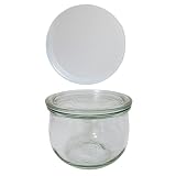 WECK ウェック ガラス キャニスター TULIP SHAPE 500ml シリコンカップ Lサイズ セット WE744