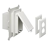 Arlington Industries 628005 Low Profile In Box New Siding Recessed Elect Box White Cover
