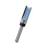 Lovoski 超硬カッター　木工用ドリル　ストレート　フルート　フラッシュ　トリム　ルーター　ウッドビットカッター　トップベアリング　研削　全７サイズ - 1/4 * 1/2 * 25mm