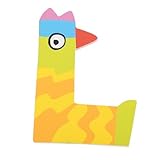 Tatiri Crazy Bird Letter L (Orange/Yellow) by Tatiri