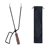 Fireplace Tongsバーベキュー 炭ばさみ 薪ばさみ超軽量 アウトドア用BBQトング 炭ばさみ バーベキュー用 マルチ トングBB