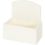 不二貿易 ミニプランターカバー ボード型 ホワイト 24883