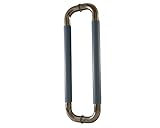 ﾅﾁｭﾗﾙO型 ﾄﾞｱﾊﾝﾄﾞﾙ 450mm ﾌﾞﾙｰ 丸喜金属本社