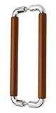 ウッドO型ハンドル 鏡面/ブラウン (両面) 30φ 450mm (WO-30-R-450-MC/BR)