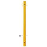サンバリカー(ピラー) スチール製φ60.5 固定式・両フック 白色 FPA-7U-F11(W)