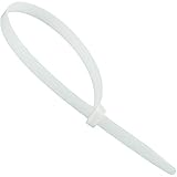 BOX USA BCT25175 Jumbo Cable Ties 175# 25 Natural (Pack of 100) [並行輸入品]