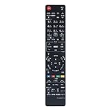 AULCMEET ブルーレイディスクレコーダー用リモコン fit for Panasonic N2QAYB000554 N2QAYB000188 N2QAYB000346 N2QAYB000472 N2QAYB000348 リモコンカバー付き