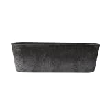 アマブロ アートストーン コンテナ ラウンド [ ブラック / Mサイズ ] AMABRO ART STONE CONTAINER ROUND
