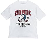 コスパ ソニック・ザ・ヘッジホッグ クラシックソニック ビッグシルエット Tシャツ WHITE XLサイズ