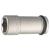 トネ(TONE) インパクト用ロングソケット HP6NV-30L 差込角19.0mm(3/4") 二面幅30mm