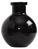 High Quality 5-Pack Transparent Glass Vases, 3.5-Inch, Black