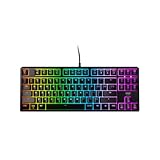 CHERRY (チェリー) XTRFY K4V2 TKL メカニカルゲーミングキーボード | 数字キーパッドなしで有線 | RGBライティング MX2A レッドスイッチ (ブラック)