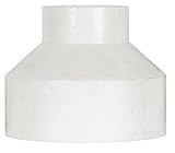 CouplレッドPVC dwv4 X 2 " by Charlotteパイプmfrpartno pvc001021200ha