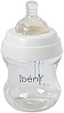 Benir Glass Nurser Clear/White 5 Oz [並行輸入品]