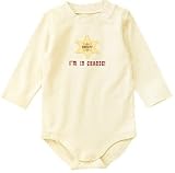 GYMBOREE(ジンボリー)肩ボタン付き ロンパース 長袖（ミルク色） (3-6M（3ヶ月-6ヶ月）) [並行輸入品]