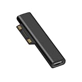[LUYING] USB-C to Surface Pro 急速充電アダプタ 15V/3A 65W PD Type-Cケーブル マイクロソフト Surface Pro 7/6/5/4/3/X Surface Go1/2 Surface Laptop 1/2/3/4/5 Book タブレット対応 黒