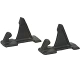 Black Cast Iron Pair of Fireback Feet - 17cm x 6.4cm