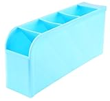 Nice Days（ナイス　ディズ）　収納ボックス　化粧品　桌上整理 小物収納ケース　プラスチック (ブルー)