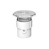 Oatey 84129 ABS Hub Base General Purpose Cleanout with 6-Inch BR Cover, 4-Inch by Oatey