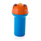 ブルーKids Cartoon Frog BathingベビーシャワーシャンプーCup Bailerベビーシャワー水スプーン