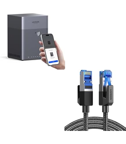 Amazon.co.jp: UGREEN NAS DH4300 Plus 4ベイNASバンドル、1M USB Type