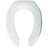 Bemis 295ssct 000 self-sustaining sta-tite細長いオープンフロントトイレシート、ホワイト