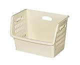 積重ねできる ジョイント 収納BOX アイボリー