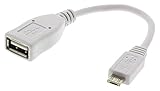 ヒロセ電機 USB ケーブルアセンブリ 75mm マイクロUSB A to USB ZX40-A-5S-75-STDAJ
