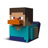 TUBBZ 初版 スティーブコレクタブルビニールラバーダックフィギュア - マインクラフト公式グッズ - テレビ、映画、ビデオゲーム